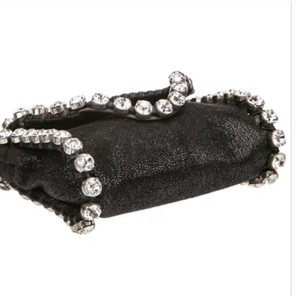 *Stella McCartney* Vegan Metallic Suede *Crstal-Studded* Mini Crossbody … - Picture 5 of 8